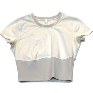 Lululemon New Ambition Crop Top Womens 6 Performance Knit Activewear Sporty Chic